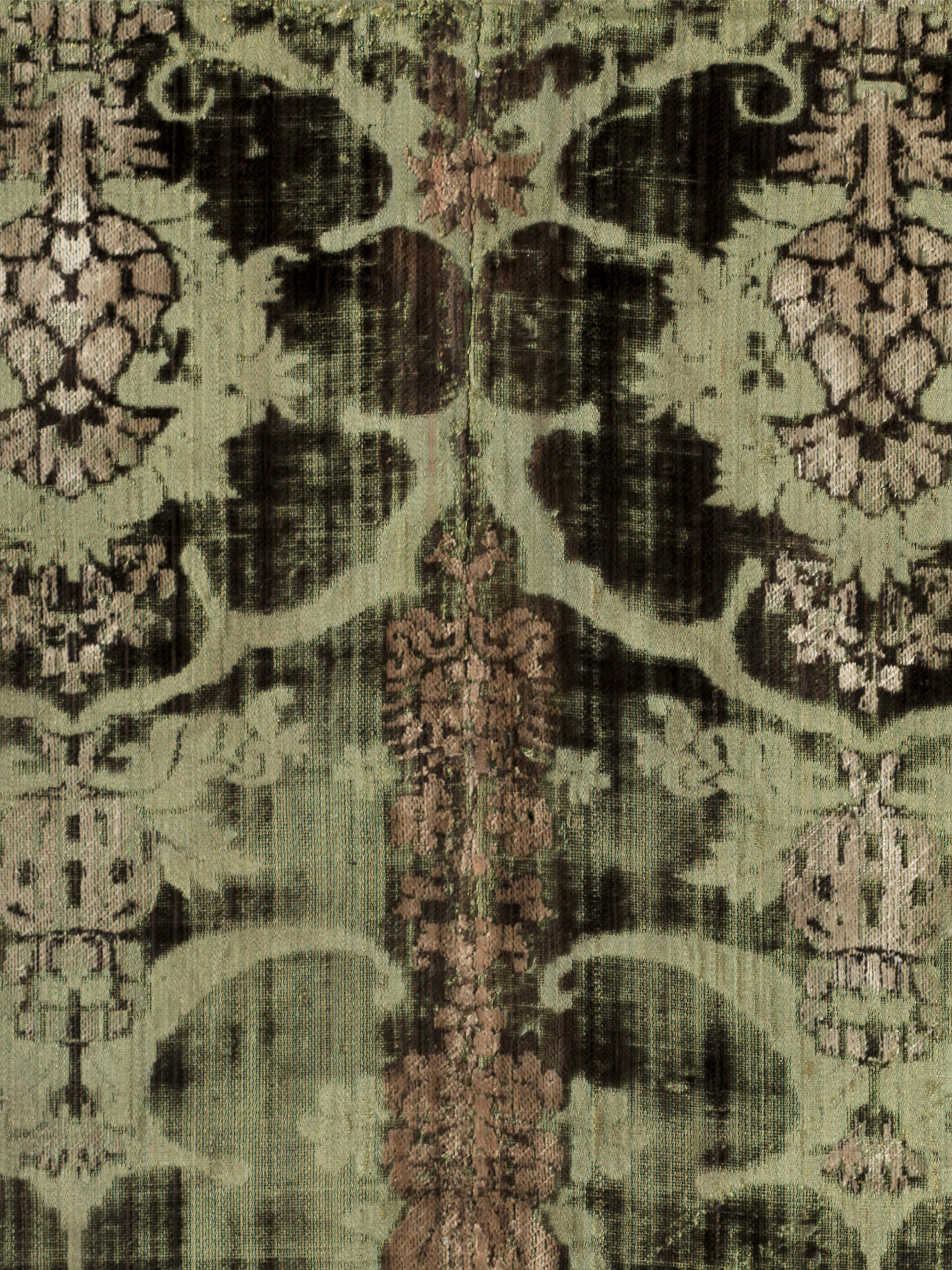 Fragment de velours – Reproduction du XVe siècle